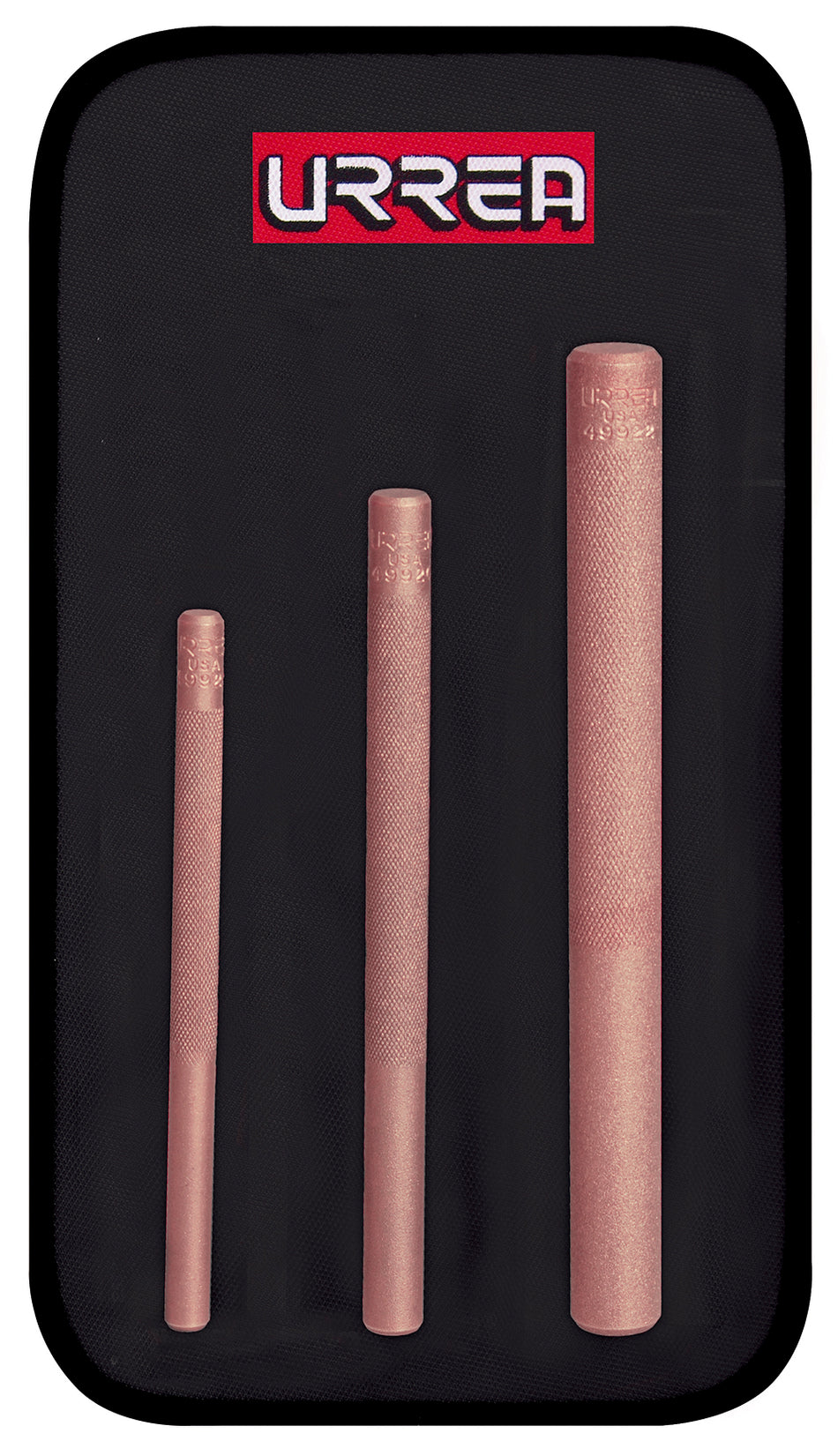 Juego de botadores de bronce, 3 piezas Urrea 49903