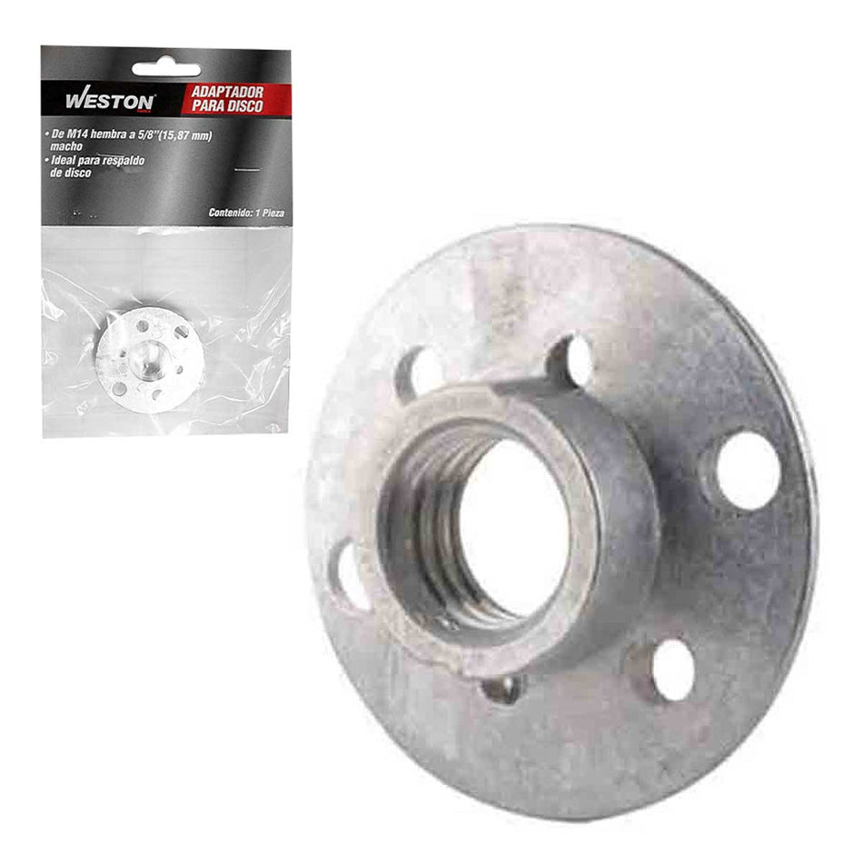 ADAPTADOR P/DISCO 4-1/2" ROSCA M14, WEST