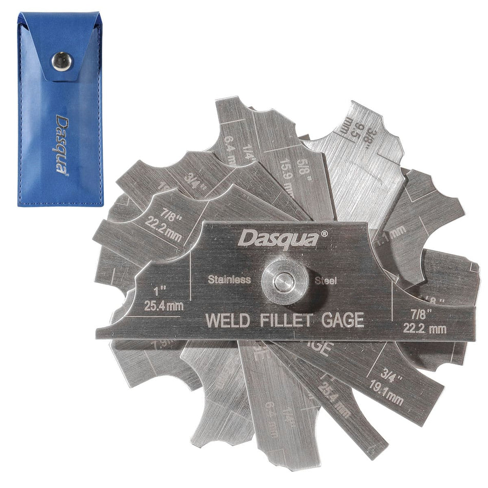 CALIBRADOR P/FILETES DE SOLDADURA 1/8 A