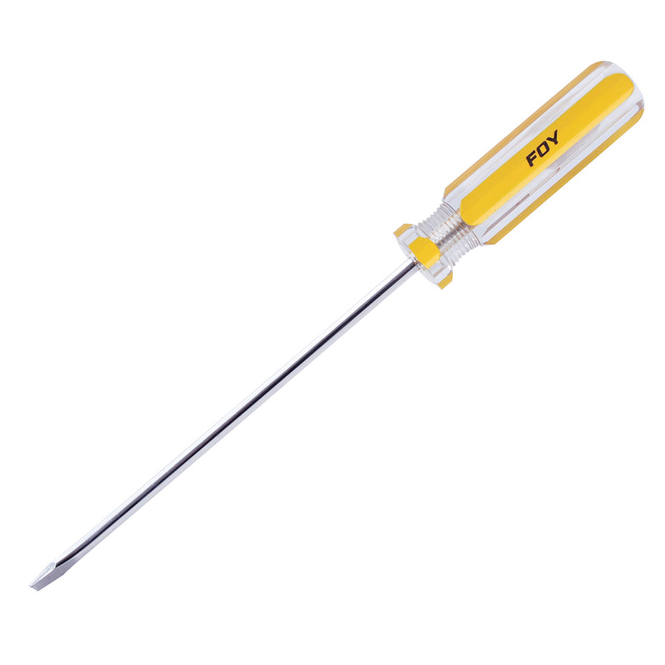 Destornillador con mango de PVC, punta plana barra redonda 1/4" x 4" Foy DEP44