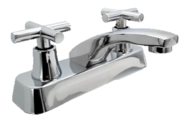 MEXCLADORA LAVABO 4" METALICA CRUCETA