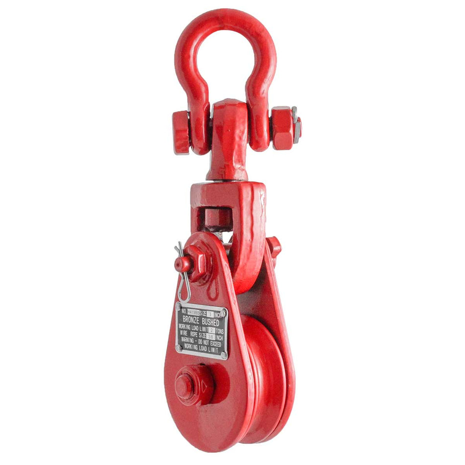 POLEA GIRATORIA PASTECA 2T-3" C/GRILLETE