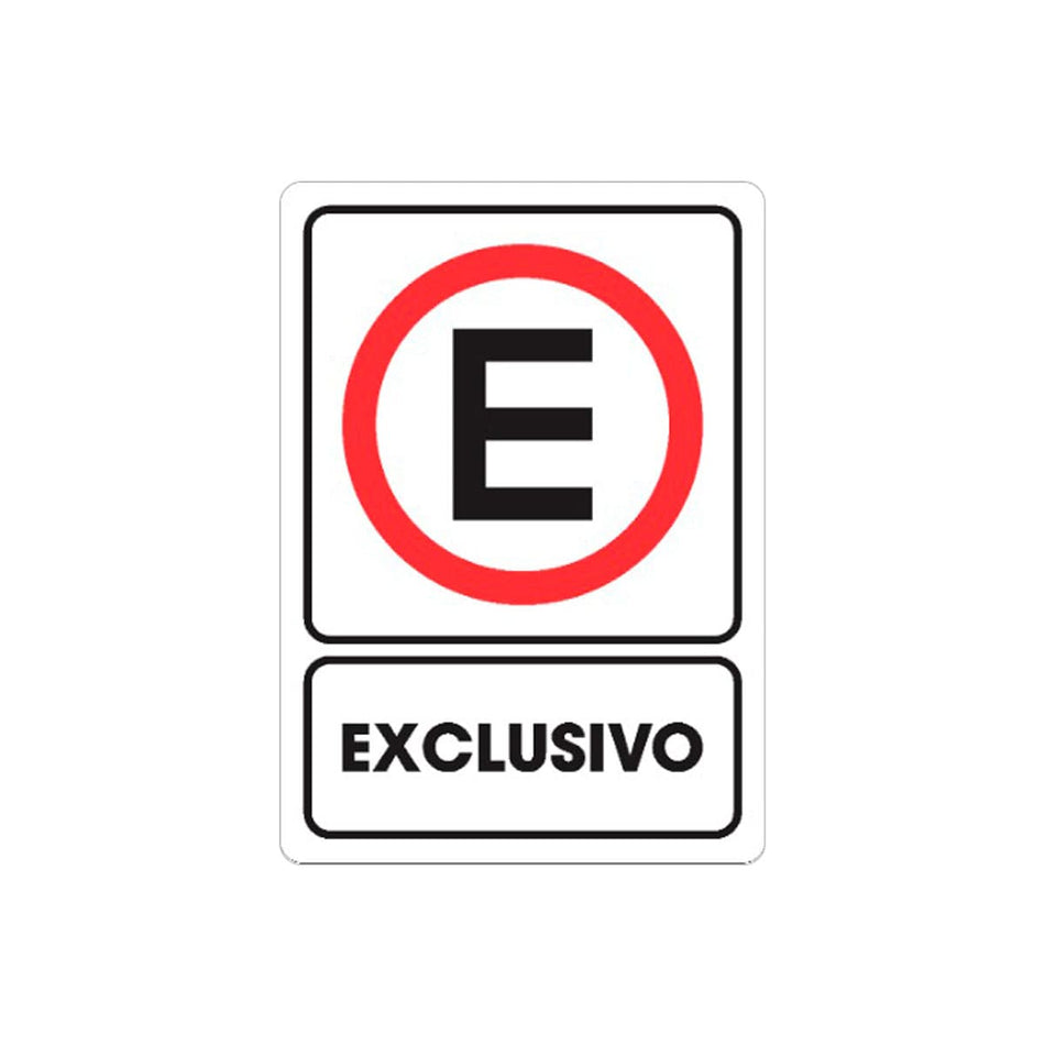 SEÑALAMIENTO ESTACIONAMIENTO EXCLUSIVO 2