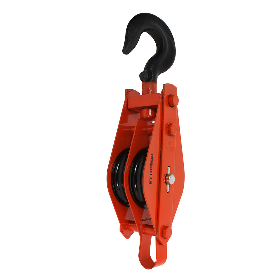 POLEA GARRUCHA DOBLE 4"0.8T GIRATORIA DOGOTULS RH5046