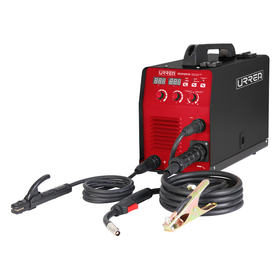 Soldadora inverter para uso con microalambre de 1 fase 110 - 220 V, 200 A Urrea SOLM1020-BV
