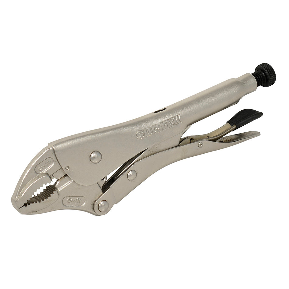 Pinza de presión de 5" quijada curva Surtek 115084