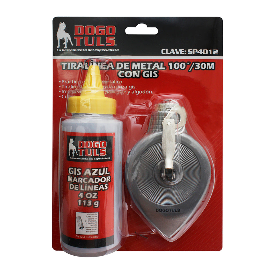 TIRALINEA METALICA C/APLICADOR GIS 30mts DOGOTULS SP4012