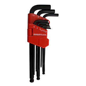 JGO 9 LLAVES BOLA LARGA 1.5-10MM HEX DOGOTULS TF2210