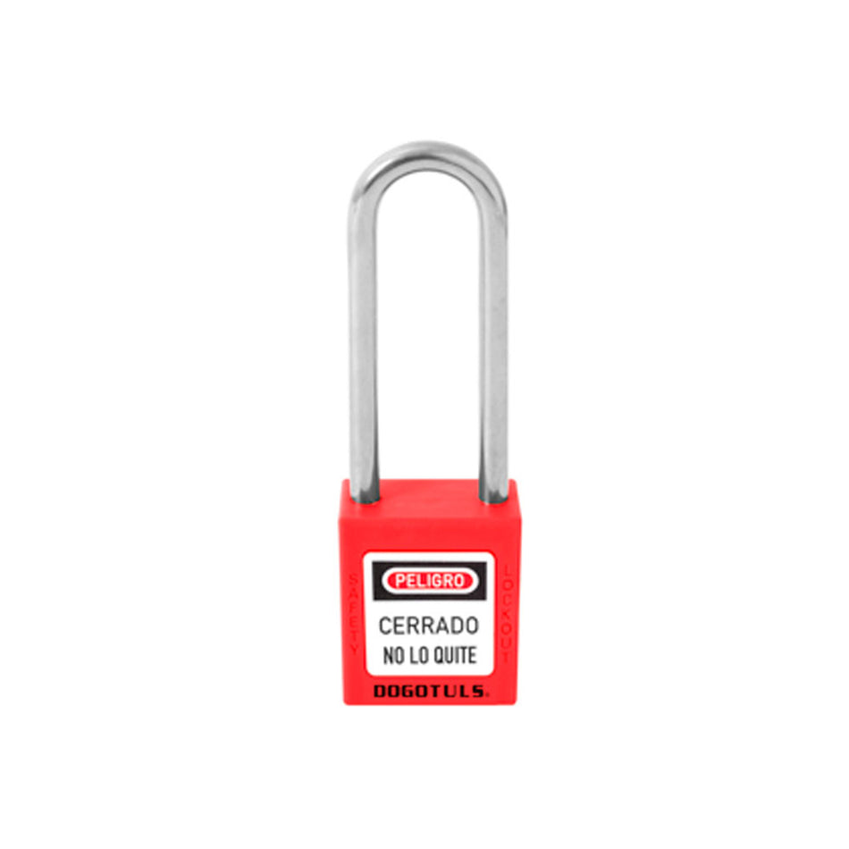 CANDADO BLOQUEO ROJO 38X44 GANCHO LARGO, DOGOTULS RL9008