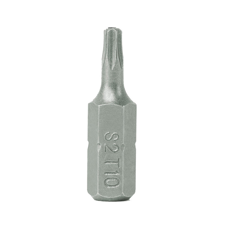 Punta Torx hexágono de 1/4", T10 x 1" 5 piezas Surtek PTO101