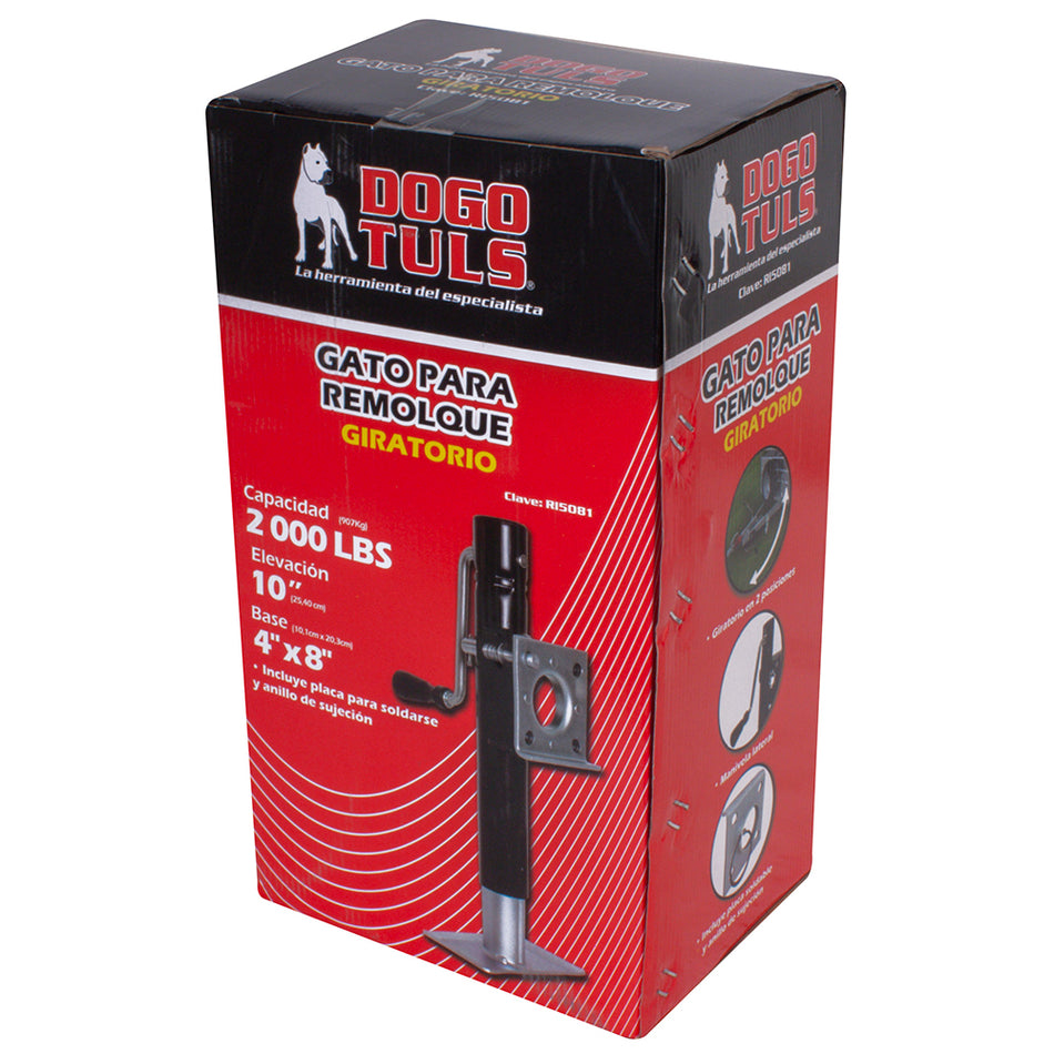 GATO GIRAT REMOLQUE  PLACA-BASE 2000LBS DOGOTULS RI5081