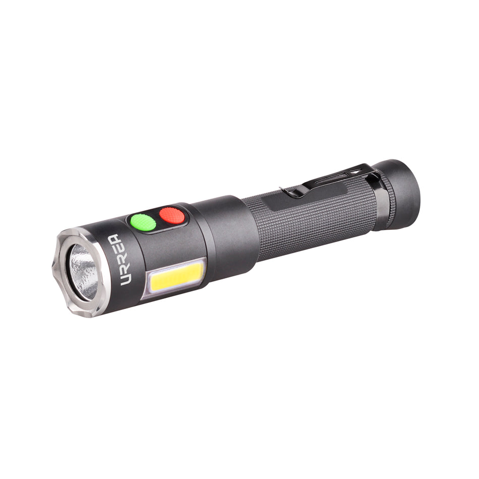 Linterna de LED con alarma recargable de 600 lm Urrea LRU6A