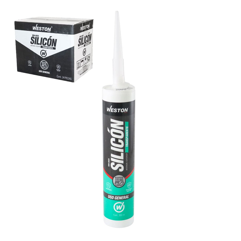 SILICON TRANSPARENTE USO GENERAL CARTUCH