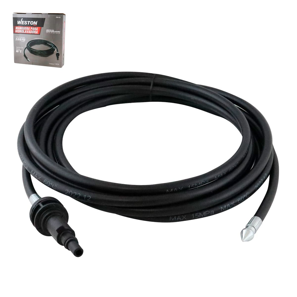 MANGUERA P/LIMPIEZA D/TUBERIAS 5M LARG.