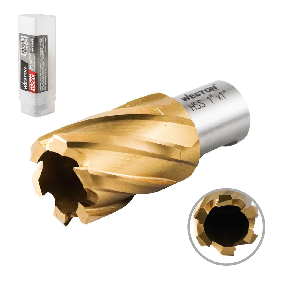 CORTADOR ANULAR C/TITANIO 9/16 x 1", WES