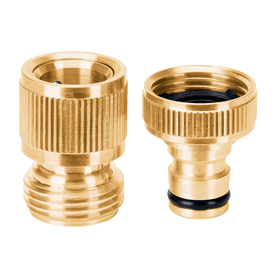 Conector 3/4' rápido de latón grifo-mang