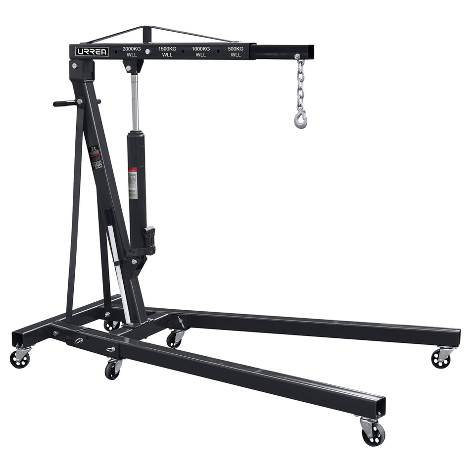Pluma hidráulica plegable con posición de levantamiento adaptable, 2 ton Urrea 2494
