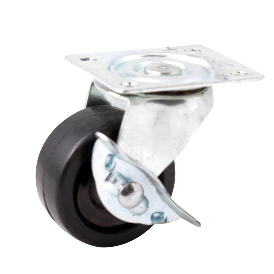 RODAJA DE HULE GIRATORIA C/FRENO 65X23MM