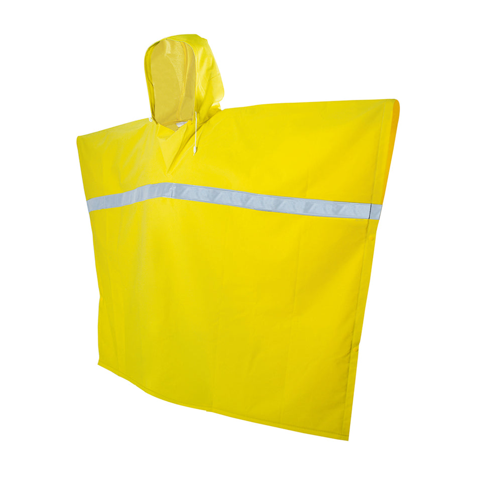 Poncho impermeable con cintas reflejantes unitalla Surtek 137619
