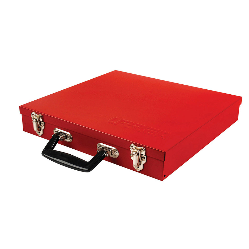 Caja metálica usos múltiples color rojo 12" x 11" x 2" Urrea 4019