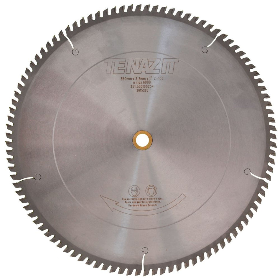 Sierra de 355 x 2 x 25.4 mm (14" x 0.080