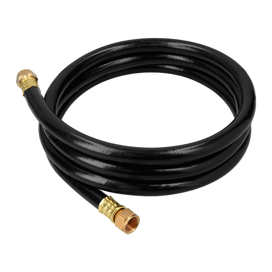 Manguera para gas 3/8' flexible negra de