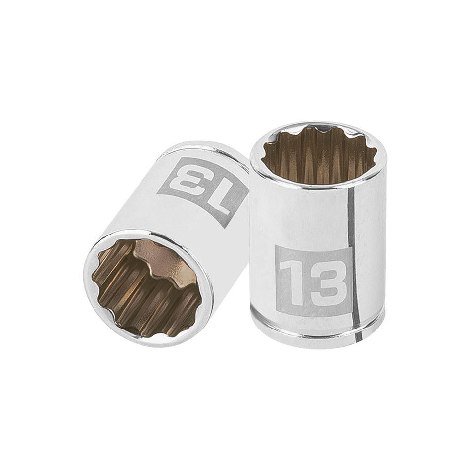 Dado de 13 mm, 12 puntas, cuadro 1/4', T