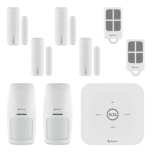 SISTEMA DE SEGURIDAD WIFI CON 6 SENS Y A