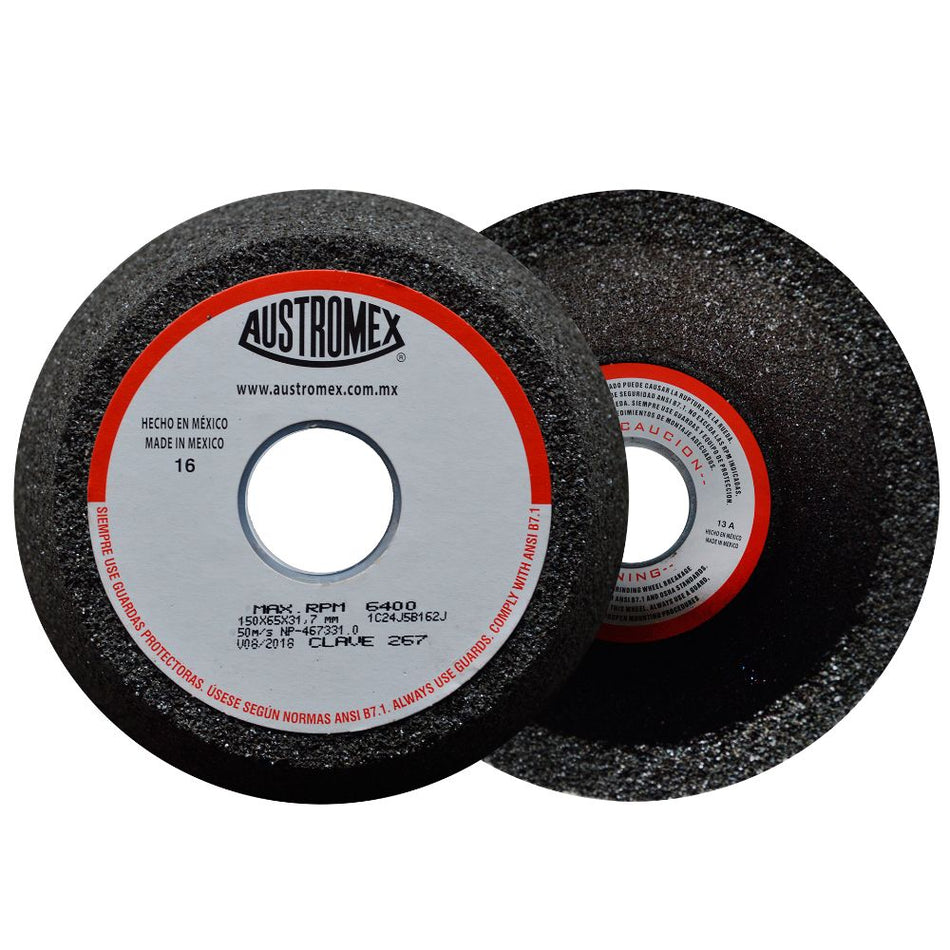 Copa abrasiva de 150 x 65 x 31.7 mm para