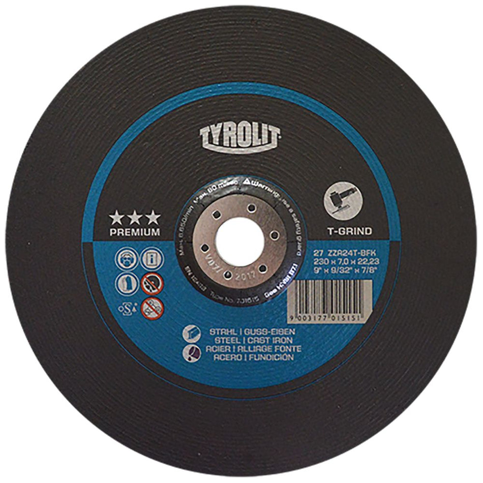 Disco abrasivo para desbaste de hierro f