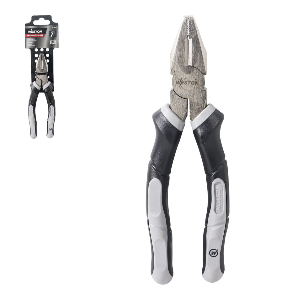 PINZAS DE ELECTRICISTA 7" (CAJA C/6 PZAS