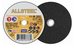 ALLSTEEL 3X1/32X3/8" T1 DISCO DE CORTE