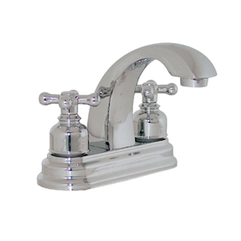 MEZCLADORA LAV.4" CROMO C/CERAMICO, RUGO