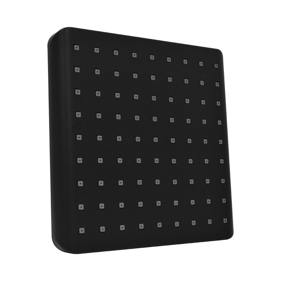 REGADERA CUADRADA 6” X 6” A.NEGRO, RUGO