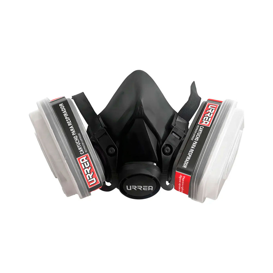 Mascarilla respirador media cara 2 filtros Urrea USR12
