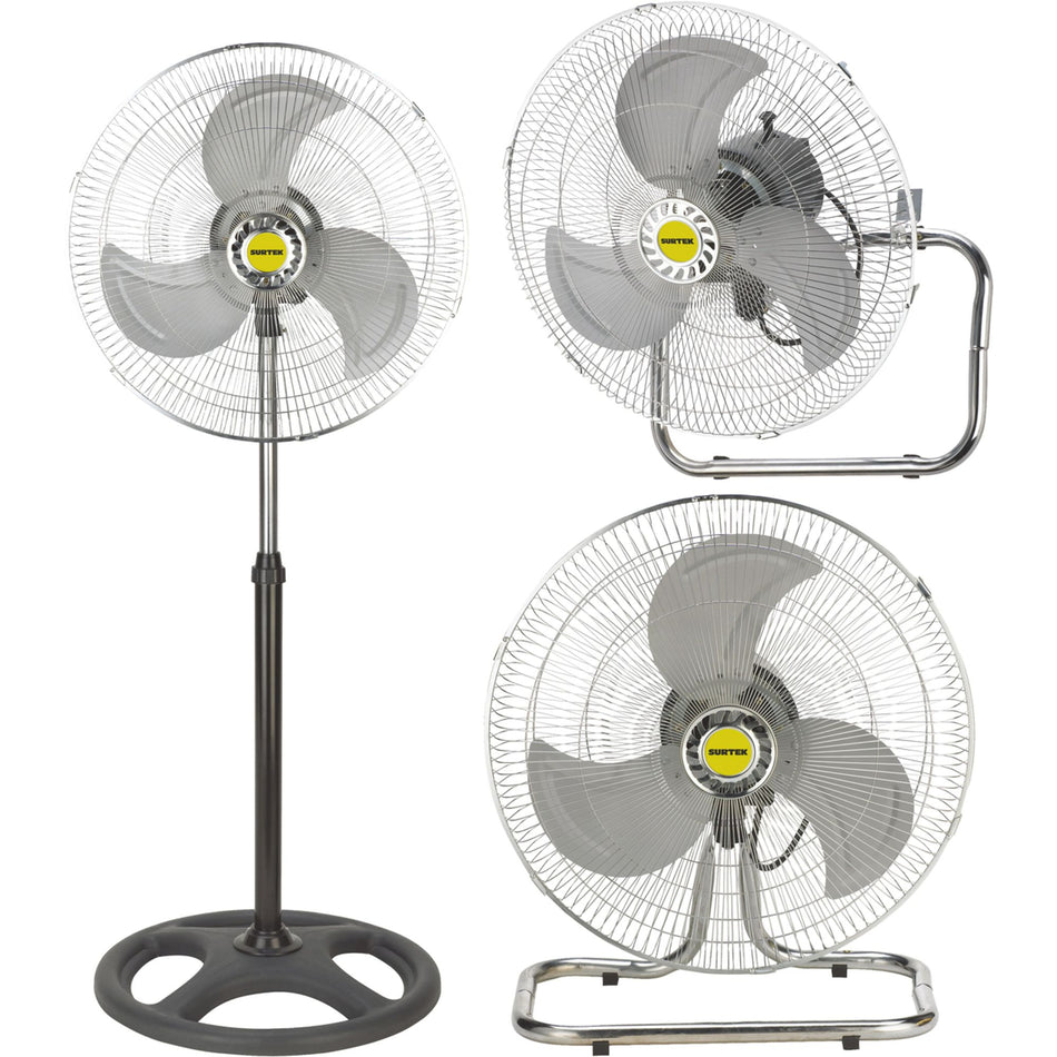 Ventilador 3 en 1, 3 velocidades, 18" Surtek VE18