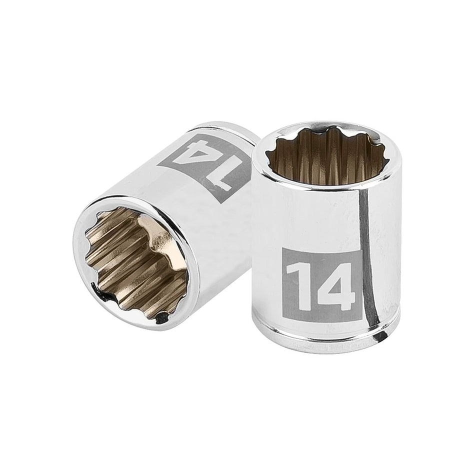 Dado de 14 mm, 12 puntas, cuadro 1/4', T