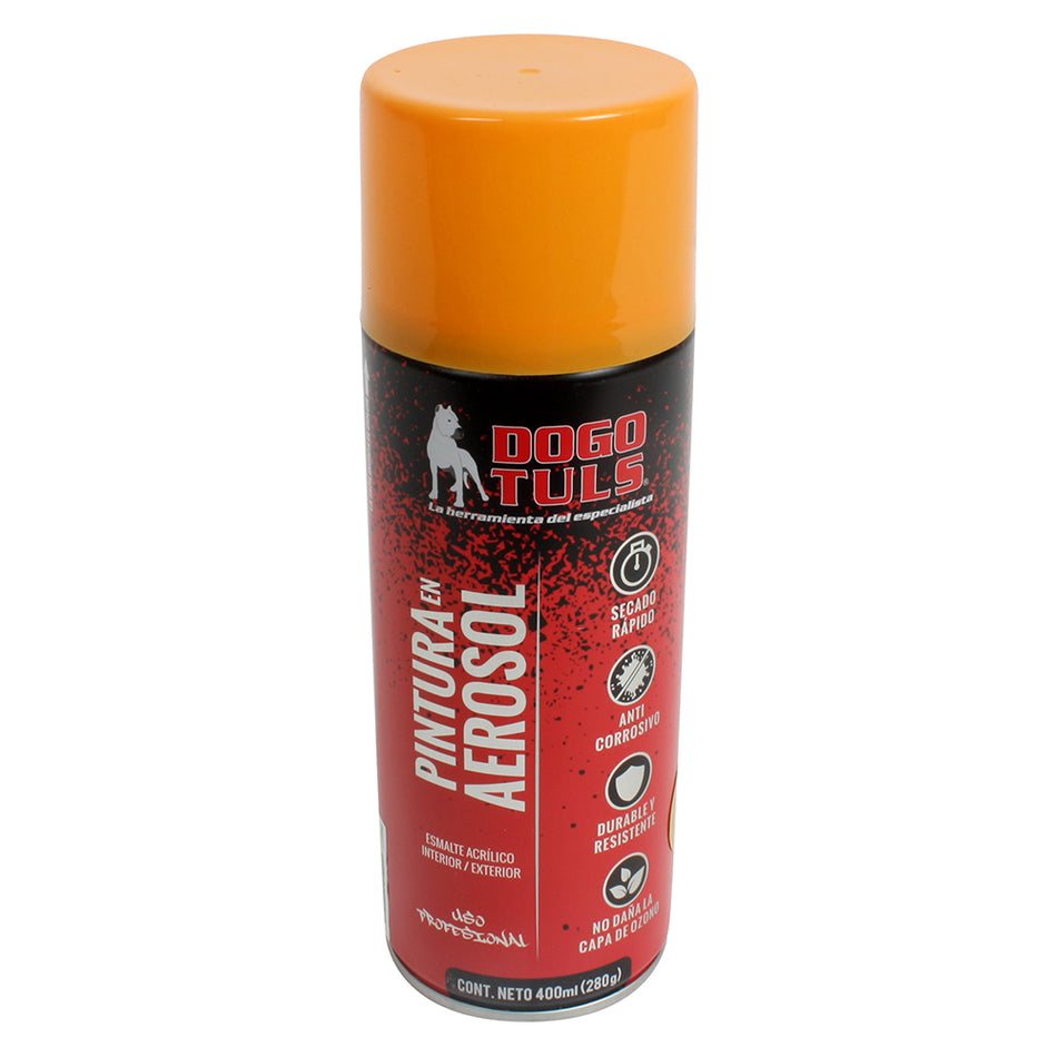 PINTURA AEROSOL BRILLANTE AMARILLO CROMO DOGOTULS PA4018