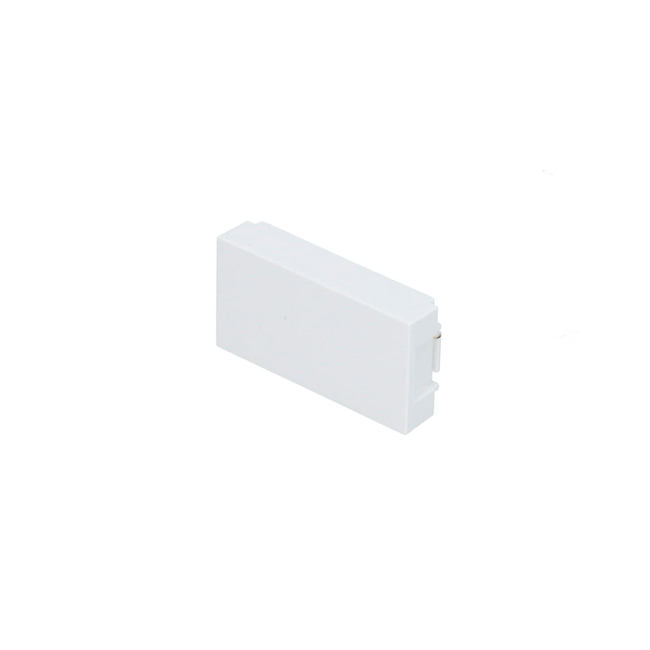 Módulo ciego 1/3, línea Premium, color blanco Surtek P613B