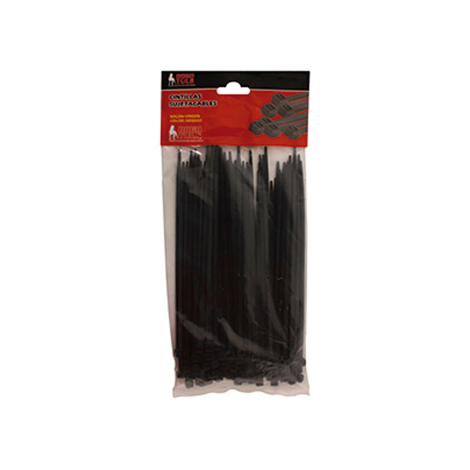 CINTILLA SUJETACABLE 3" NEGRA C/100 DOGOTULS WL8040