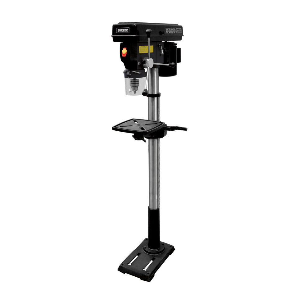 Taladro estacionario de columna 5/8", 3/4 HP, 550 W, 120 V, 3100 RPM Surtek TC658B