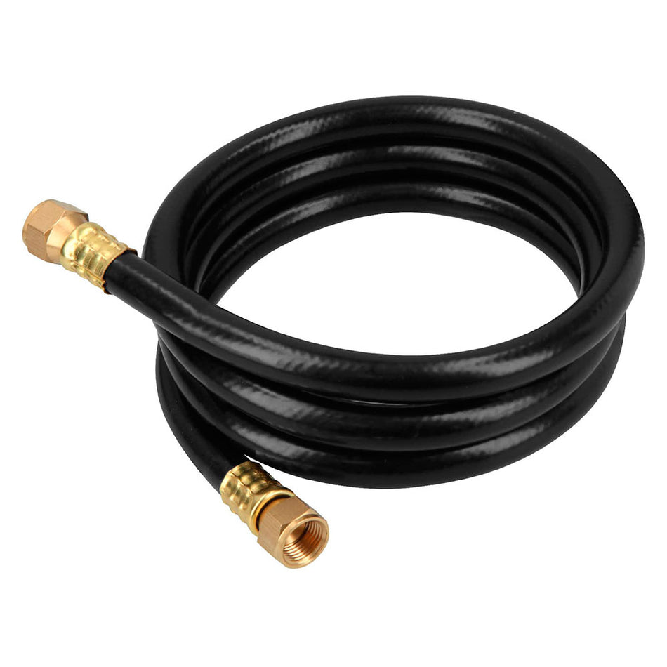 Manguera para gas 3/8' flexible negra de
