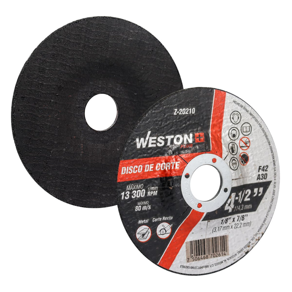 DISCO D/CORTE P/METAL 4-1/2 x 1/8(3.17)