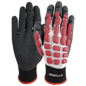 GUANTE ANTI IMPACTO CON LATEX NEGRO DOGOTULS HW3051