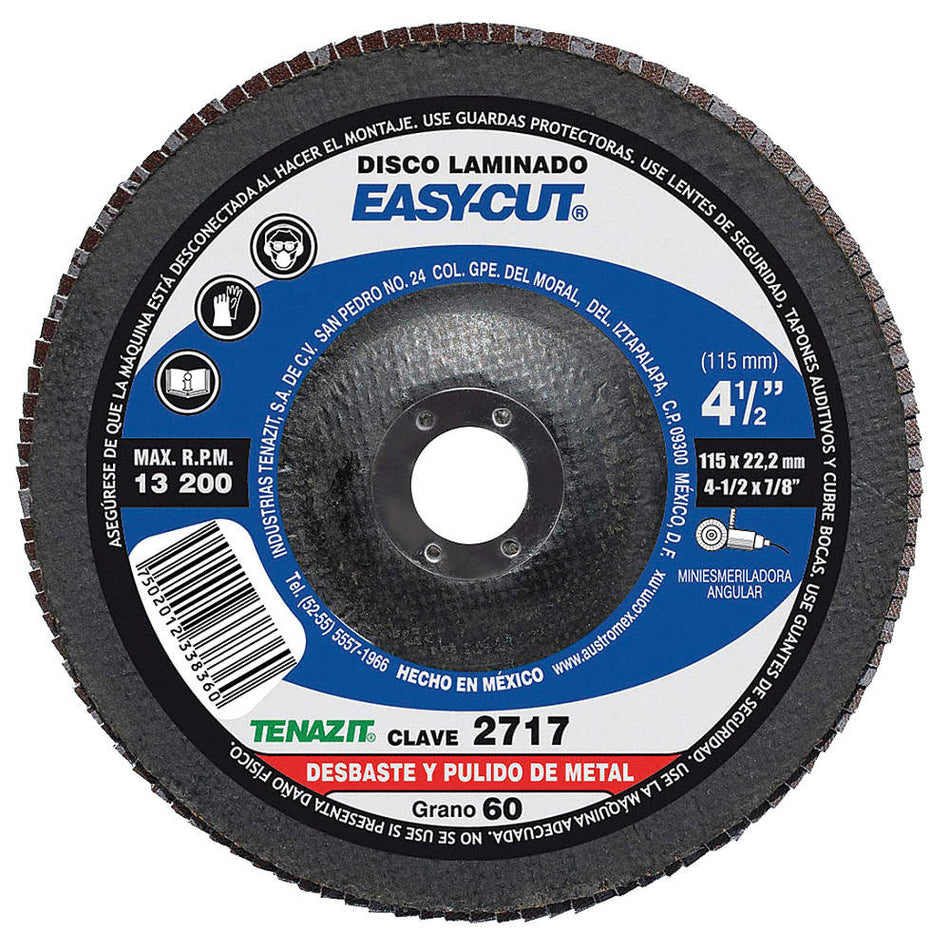 Disco laminado, especificación TZS - 60,