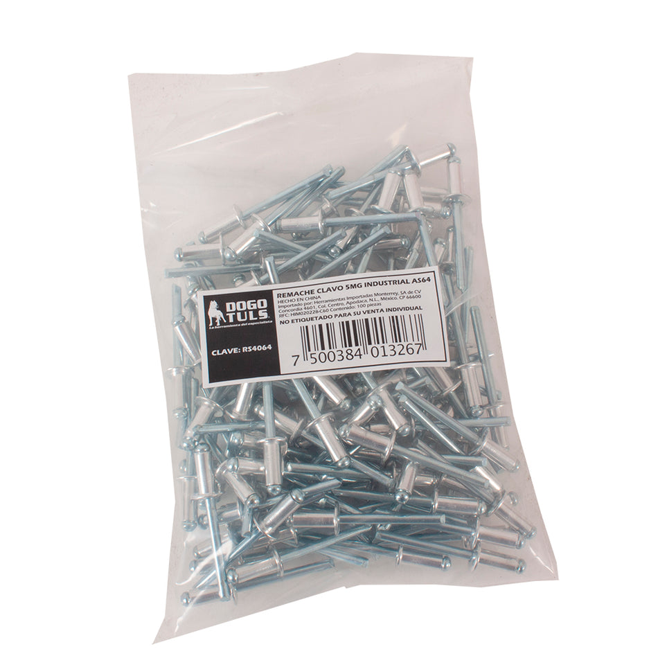 REMACHE CLAVO 5MG AS64 3/16" X 1/4" DOGOTULS RS4064