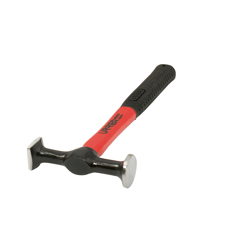 Martillo de laminero 13" mango de fibra de vidrio, para acabados lisos Urrea 1424FV