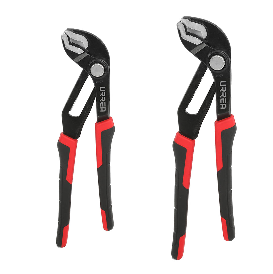 Juego de pinzas de extensión con mango bimaterial, Quick Release, 2 piezas Urrea J201G