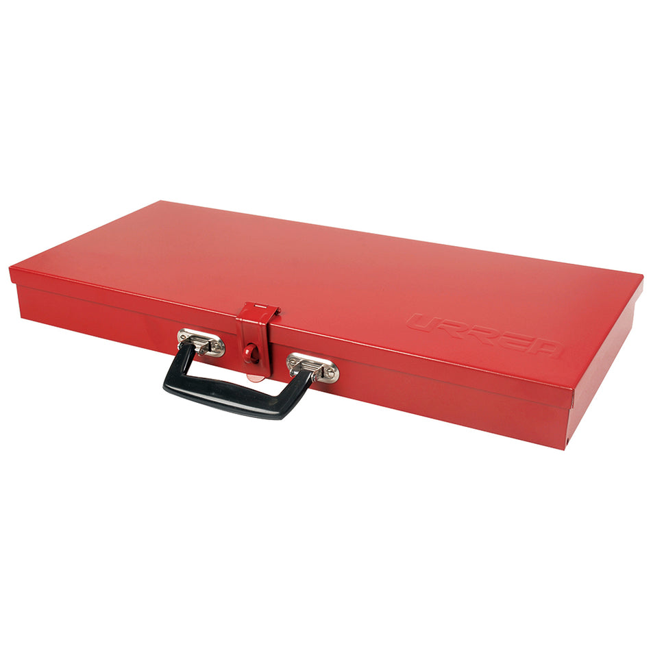 Caja metálica usos múltiples color rojo 19" x 8" x 1" Urrea 5495
