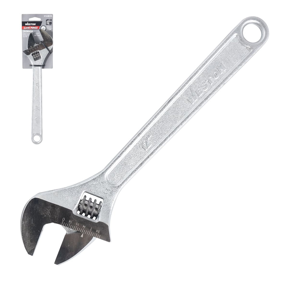 LLAVE PERICA CROMADA 12", WESTON